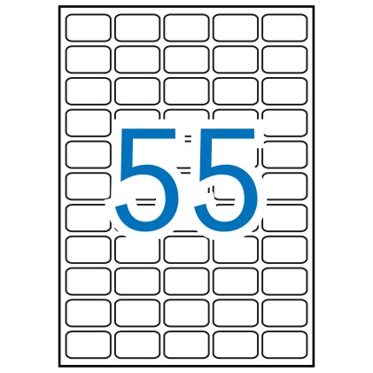 Etichette rimovibili bianche Apli 36,8 x 23,8 mm 100 fogli