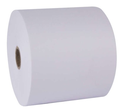 Rotolo di carta Apli Electra - 57x65x12mm - Resistente all'acqua e agli strappi - Ideale per etichette e segnaletica - Bianco