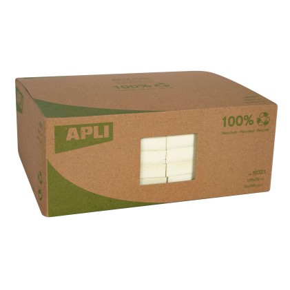 Apli Sticky Notes Riciclato Classic 125x75mm 12 Blocchi - 100 Fogli - Giallo