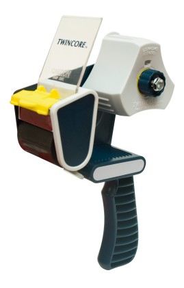 Apli Seal Dispenser - per Rotolo Normale e Compatto - Facile da Usare e Caricare - Robusto e Durevole - Bianco