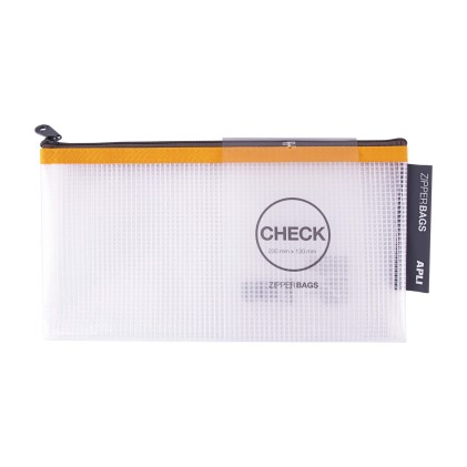 Buste Apli Porta-Todo in Gomma Eva Trasparente - Controlla Misura (230x130mm) - Morbide, Resistenti e Durevoli - Chiusura Sicura con Zip - Colori Assortiti