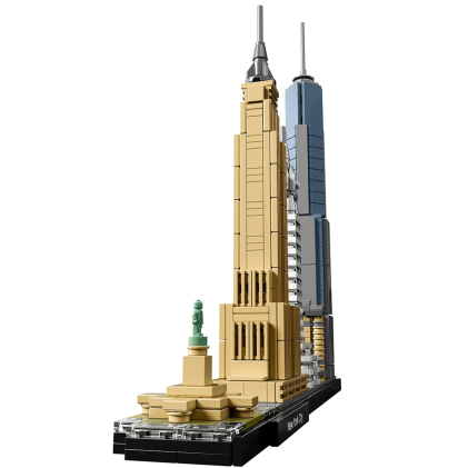 Lego 21028 New York City, 598 pezzi, Collezione Skyline, Modellismo Monumenti