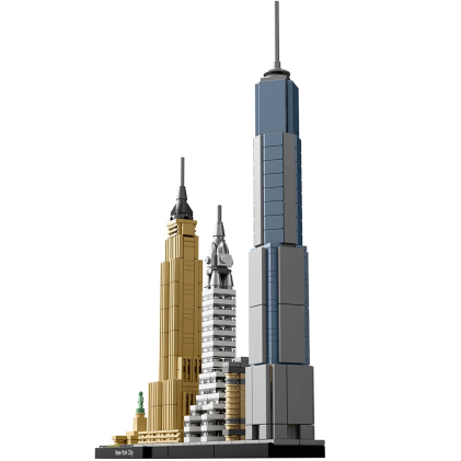 Lego 21028 New York City, 598 pezzi, Collezione Skyline, Modellismo Monumenti