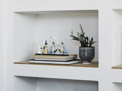 LEGO 21034 Londra, 468 pezzi, London Eye, Big Ben e Tower Bridge, Modellismo Monumenti