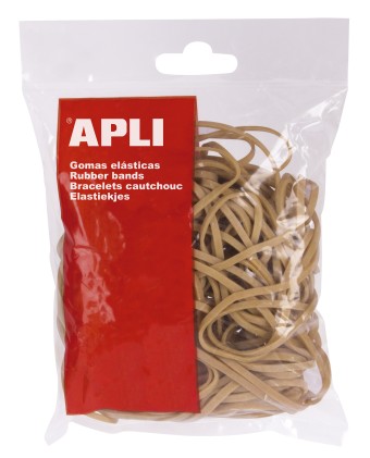 Apli Elastici Ø 200x3 mm - 100g - 70% Gomma Naturale - Grande Elasticità e Resistenza