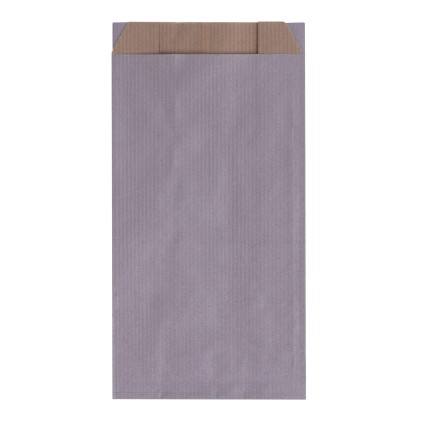 Apli Silver Buste Kraft 11x21x5 - Carta Kraft 50g/m&sup2; - Riutilizzabili e Riciclabili - Confezione da 250
