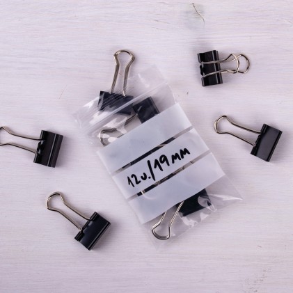 Apli Buste Zip Autosigillanti Trasparenti - 120 x 180mm - Ideali per Alimenti e Piccoli Oggetti - Materiale LDPE