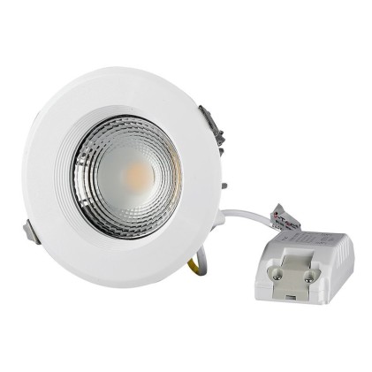 V-TAC Faretto LED da Incasso Rotondo LED COB 40W 120LM/W Colore Bianco 4500K