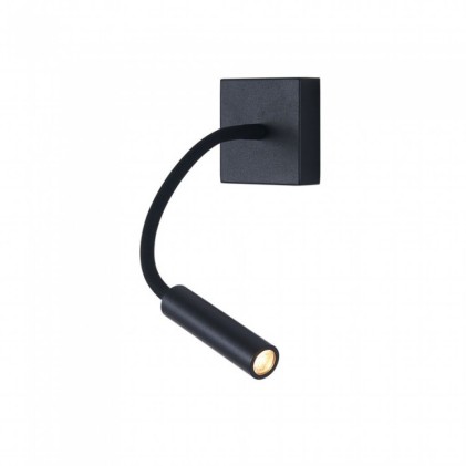 V-TAC Applique da Hotel per Lettura LED 3W Colore Nero 3000K