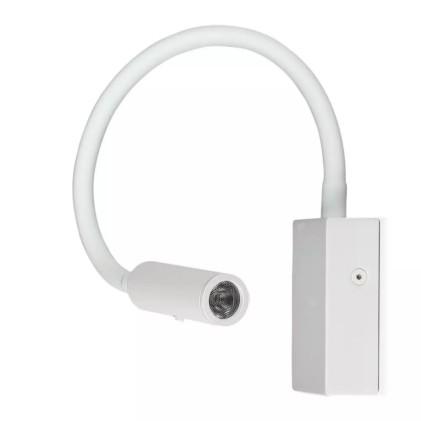 V-TAC Applique da Hotel per Lettura LED 3W Colore Bianco 3000K