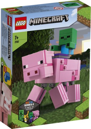 Lego Minecraft: Maxi-Figure Maiale E Baby Zombi