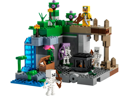LEGO 21189 Le segrete dello scheletro, 364 pezzi, Minecraft, Set di Costruzioni con Mob e Personaggi