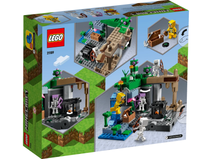 LEGO 21189 Le segrete dello scheletro, 364 pezzi, Minecraft, Set di Costruzioni con Mob e Personaggi