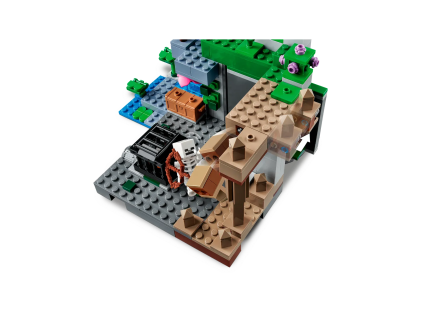 LEGO 21189 Le segrete dello scheletro, 364 pezzi, Minecraft, Set di Costruzioni con Mob e Personaggi