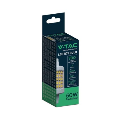 V-TAC Lampadina LED 7W R7S 6400K 28x78mm