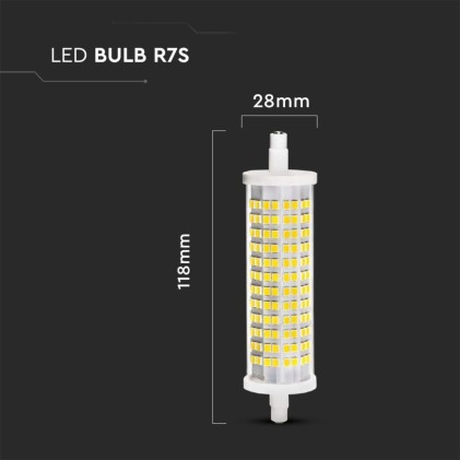 V-TAC Lampadina LED 16W 110LM/W R7S 6400K 28x118mm