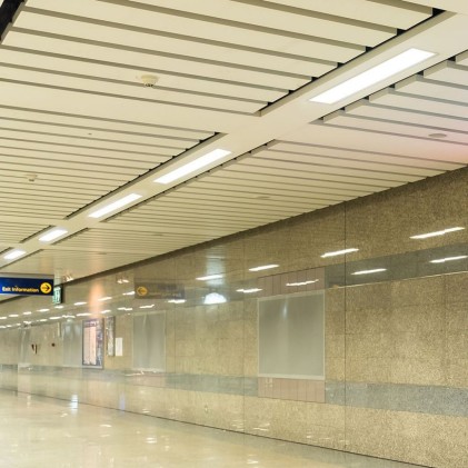 V-TAC PRO Plafoniera LED Chip Samsung a Incasso 40W Lineare Colore Argento 4000K