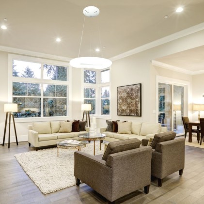 V-TAC Lampadario LED a Sospensione Circolare 38W con Telecomando Cambio Colore 3 in 1 Corpo Bianco d: 60cm h:200cm Dimmerabile