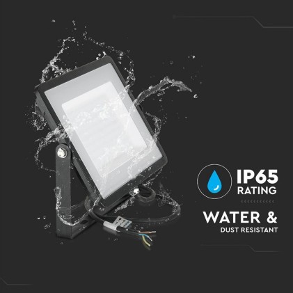 V-TAC PRO Faro LED SMD Chip Samsung 300W Colore Nero 4000K IP65