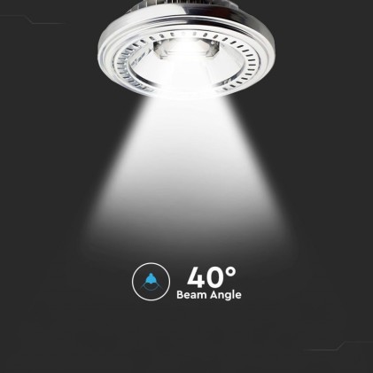 V-TAC Faretto LED AR111 12W G53 40&deg; 6400K