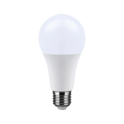 17W A65 Led Plastic Bulb With Cree Chip 3000K E27 200'D 6Yrs Warranty