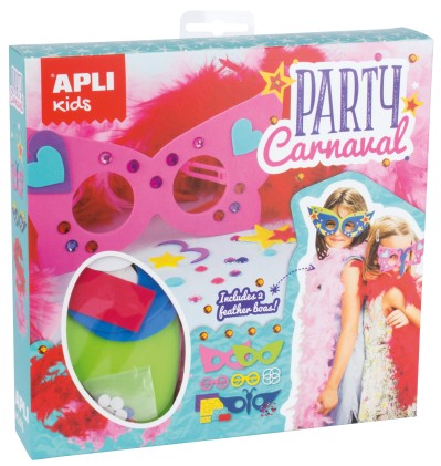 Apli Carnival Party Kit - Include Vari Elementi per la Festa - Decorazione a Tema - Accessori per Travestimenti