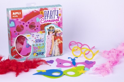 Apli Carnival Party Kit - Include Vari Elementi per la Festa - Decorazione a Tema - Accessori per Travestimenti