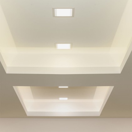 V-TAC Mini Pannello LED 18W Montaggio ad Incasso Quadrato 3000K
