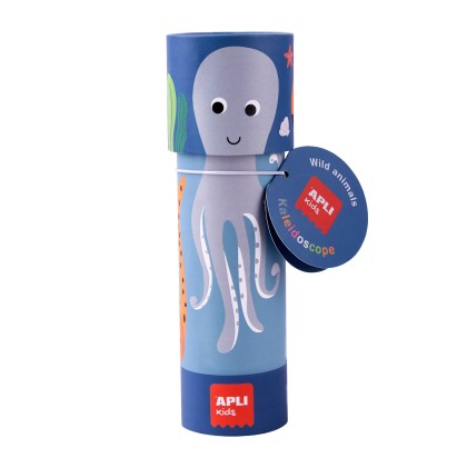 Apli Caleidoscopio Animali Selvatici 169x&Oslash; 55 - Parti Animali Intercambiabili - Figure Geometriche Simmetriche - Colorato