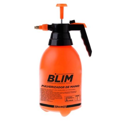 Spruzzatore manuale Blim 2L ​​- Ugello in ottone - Utilizzo con acqua e/o prodotti fitosanitari - Leva con blocco