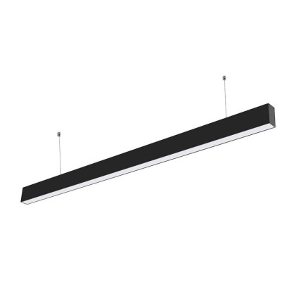 V-TAC PRO Plafoniera LED Chip Samsung a Sospensione 40W Lineare Colore Nero 6400K