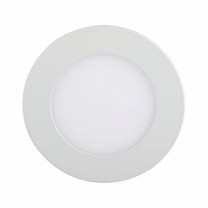 V-TAC Mini Pannello LED 3W Montaggio ad Incasso Rotondo Colore Bianco 2700K