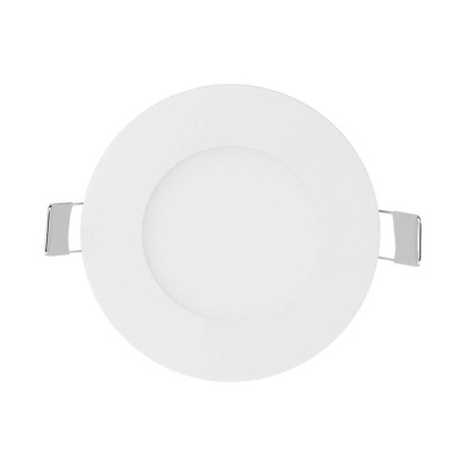 V-TAC Mini Pannello LED 3W Montaggio ad Incasso Rotondo Colore Bianco 6400K