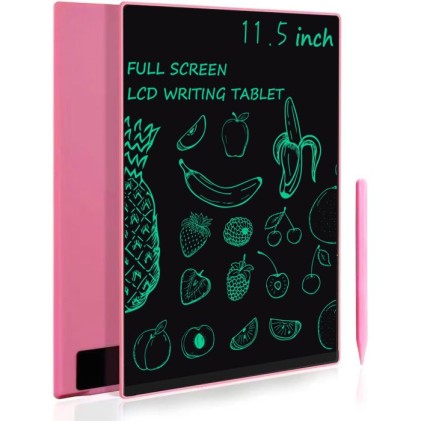 Leotec Eleven Lavagna digitale LCD da 11,5" con inchiostro elettronico - Senza luce blu - Pulsante di blocco - Penna magnetica - Colore rosa