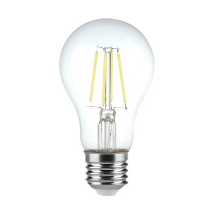 V-TAC Lampadina LED E27 4W 100LM/W A60 Filamento 6500K