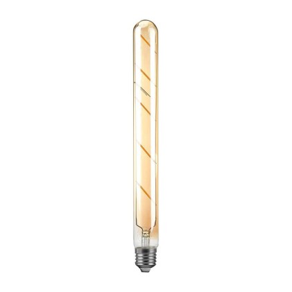 V-TAC Lampadina LED E27 5W T30 Filamento Ambrato 2200K