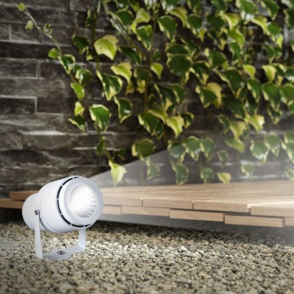 V-TAC Faretto LED da Giardino 12W con Picchetto Colore Bianco 3000K IP65