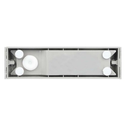 V-TAC Lampada LED da Muro Rettangolare 9W Doppio Fascio Luminoso Colore Grigio 3000K IP65