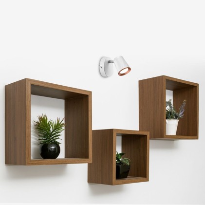 V-TAC Faretto LED da Muro 5W con Testa Orientabile Colore Bianco 3000K IP20