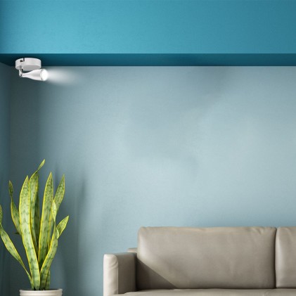 V-TAC Faretto LED da Muro 4,5W con Testa Orientabile Colore Bianco 4000K IP20