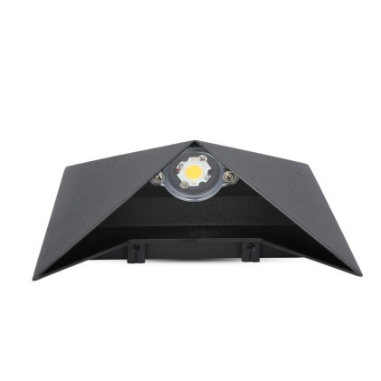 V-TAC Lampada LED da Muro a Tasca 5W 110LM/W Colore Nero 3000K IP65