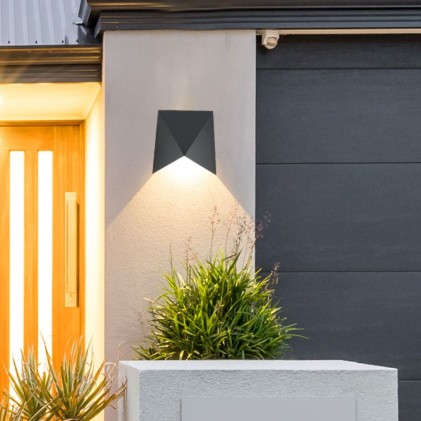 V-TAC Lampada LED da Muro a Tasca 5W 110LM/W Colore Nero 4000K IP65