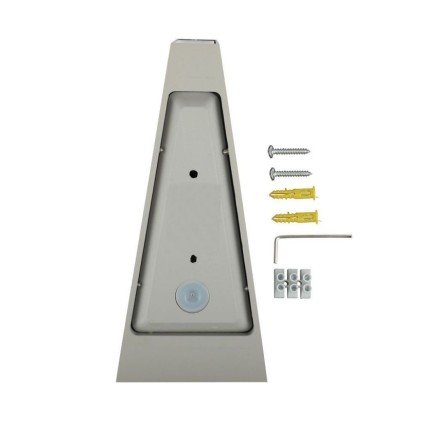 V-TAC Lampada LED da Muro 6W 110LM/W Doppio Fascio Luminoso Colore Grigio 3000K IP65