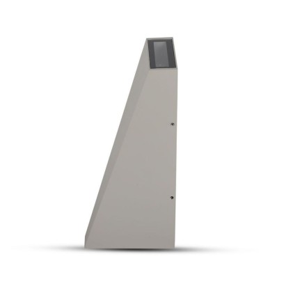 V-TAC Lampada LED da Muro 6W 110LM/W Doppio Fascio Luminoso Colore Grigio 3000K IP65