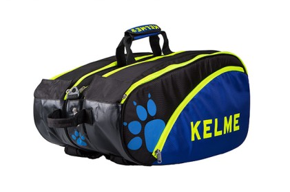 Borsa grande per racchette Kelme Royal Professional - Capacit&agrave; per 2 racchette - Ampio reparto centrale - Scarpiera con ventilazione separata - Tasche interne