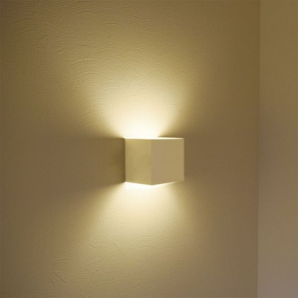 V-TAC Lampada LED da Muro Quadrata Doppio LED COB 11W Colore Bianco Satinato Fascio Luminoso Regolabile 3000K IP65