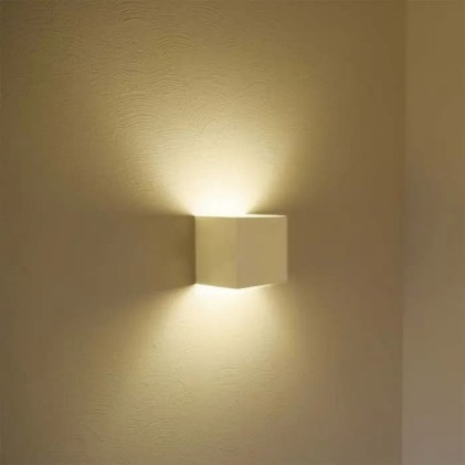 V-TAC Lampada LED da Muro Quadrata 12W 120LM/W Colore Bianco Satinato Fascio Luminoso Regolabile 4000K IP65