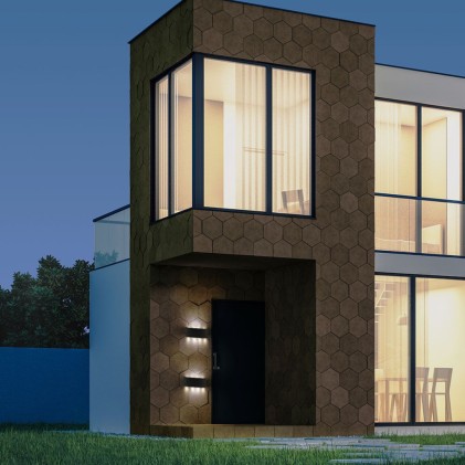 V-TAC Applique LED da Muro 6W Doppio Fascio Luminoso Corpo Nero 3000K IP65