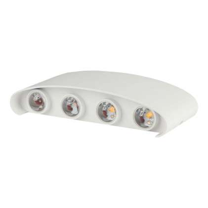 V-TAC Applique LED da Muro 7W Doppio Fascio Luminoso Corpo Sabbia Bianco 3000K IP65