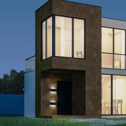 V-TAC Applique LED da Muro 7W Doppio Fascio Luminoso Corpo Nero 4000K IP65